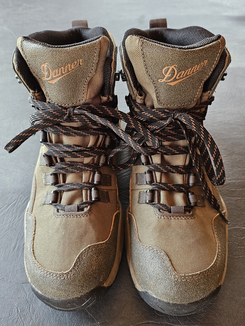 Danner Vital Trail Waterproof Hiking Boots Mens D Brown/Olive Size 10 Pre-Owned